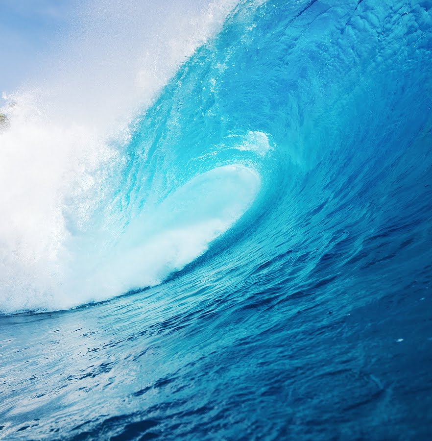 Blue Wave Ocean