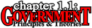 Chapter 1.1: Government Principles and Theories
