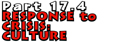 Part 17.4: Response to Crisis: Culture