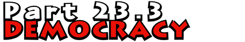 Part 23.3: Democracy