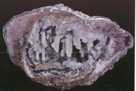 Rare crystal stalactites, Baker Egg mine, Deming, New Mexico