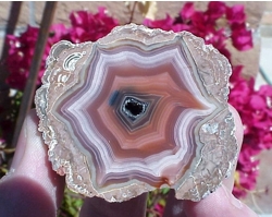 Shadow agate from the Baker Egg Mine, Deming, New Mexico