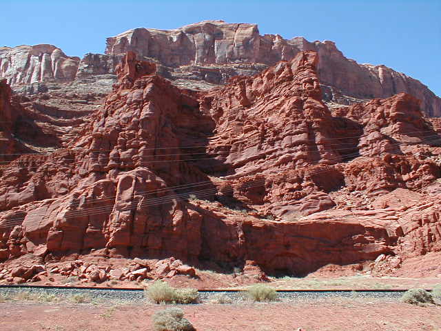 Mountains north of Moab, UT