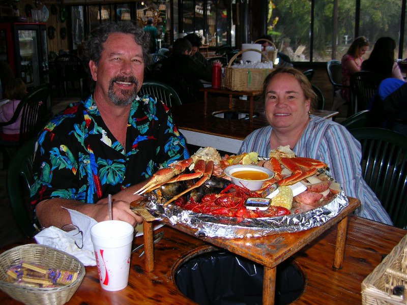 At The Crab Shack on
                  Tybee Island