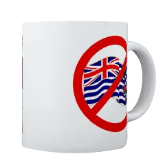 A coffee mug - there's designs on the other side too.