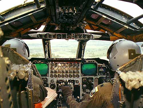 B-52 Cockpit -
            Pilots