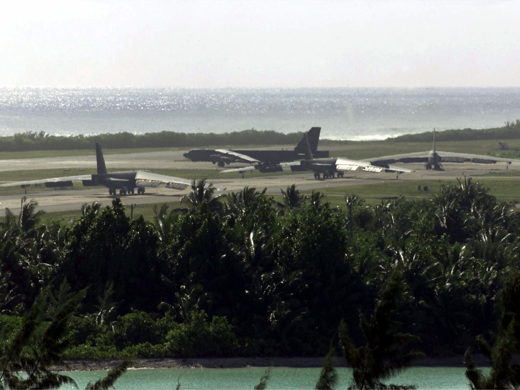 4 B-52s ready for takeoff