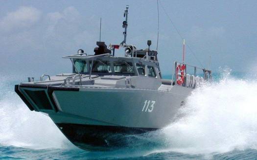 A typical patrol boat
                      suitable for the Chagos Protected Area - based at
                      Diego Garcia
