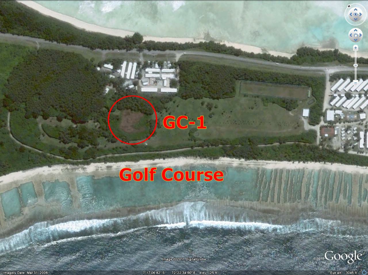 Diego Garcia golf course
            freshwater marsh