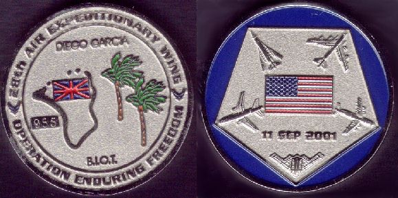 28th Air
                  Expeditionary Wing Coin - 2001