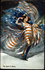 Spirit of Liberty Flag Girl