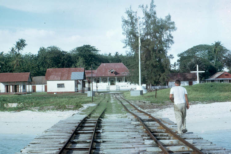 The Pier at the
                    Plantation. Diego Garcia 1968