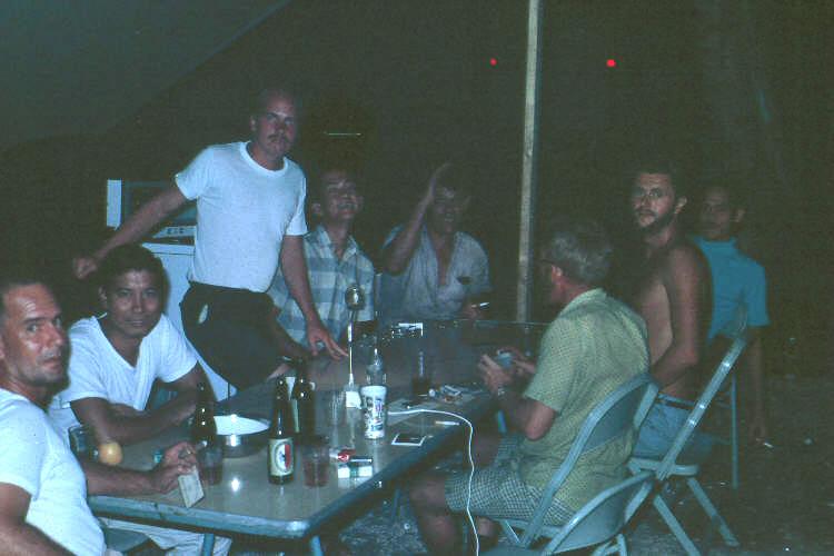 Saturday Night
                  Poker Game - Diego Garcia 1968