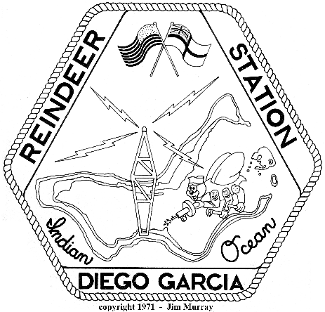 Reindeer Station Logo -
                    Diego Garcia 1971