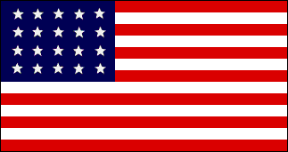 United
                  States 20-Star Flag of 1818.