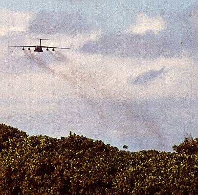 C-141 Departure, Diego
                    Garcia, 1987