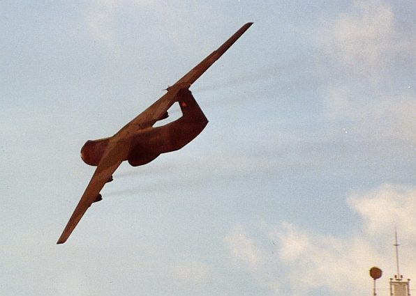 C-141 Heads for the
                    Weeds, Diego Garcia, 1987