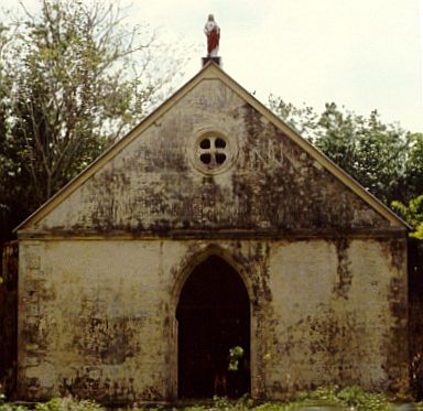 Diego
                                Garcia Plantation Chapel, 1982