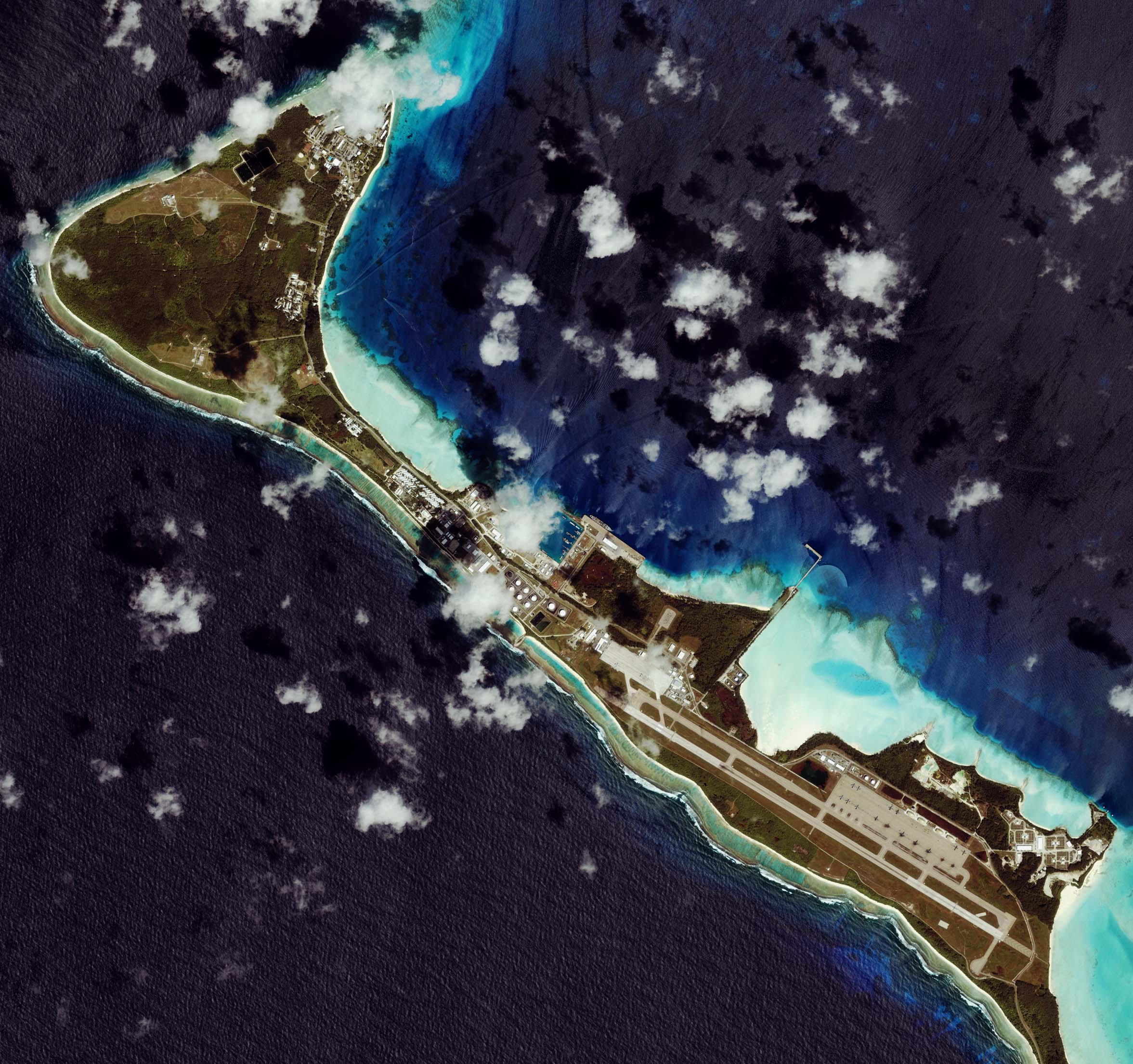 Aerial Photos Of Diego Garcia