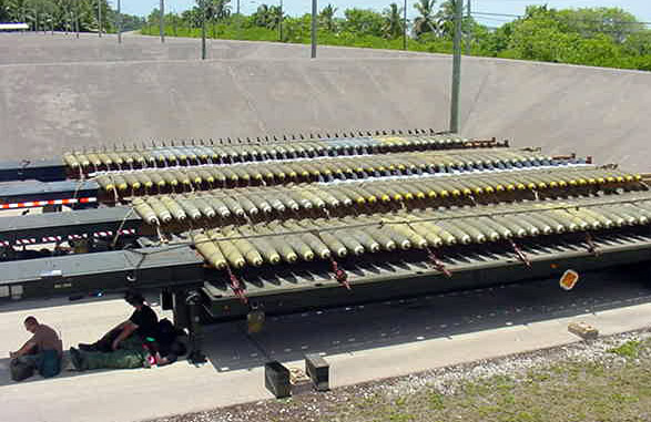 B-1 Bomb Buildup on Diego Garcia
          2002