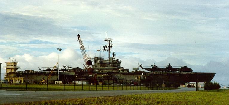 USS Guadalcanal, Diego Garcia, 1987