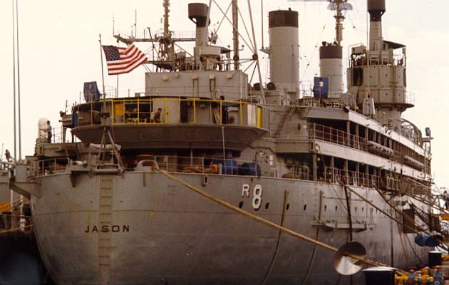 USS Jason, Diego Garcia, 1988