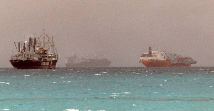 Graveyard of Lost Ships, Diego
          Garcia Lagoon - 1988