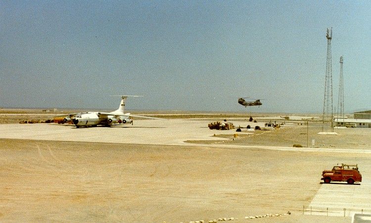 Battle Group
                  Support Operations at Masirah Oman, 1981