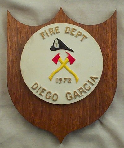 1972 Fire
        Department Plaque