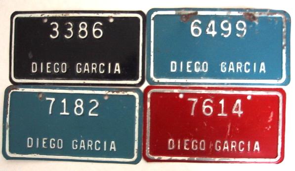 Bicycle
                  License Plates - courtesy of Roy Hodge - late
                  80s-early 90s