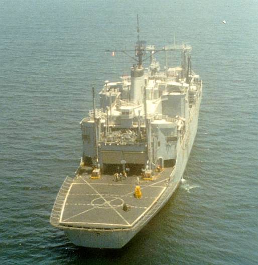 USS SHASTA off the coast
                  of Masirah Oman, 1981