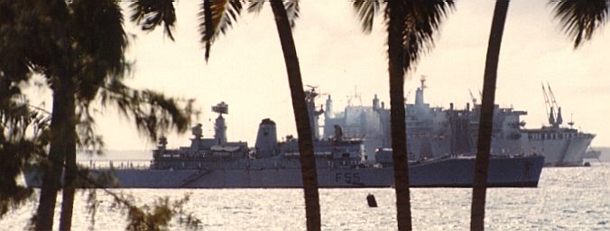 HMNZS Waikato, Diego Garcia 1982