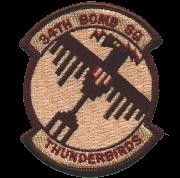 34th Bomb Squadron
                  (B-1s) 2001