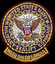 Military Sealift Command
                Unit Diego Garcia Patch - 1988
