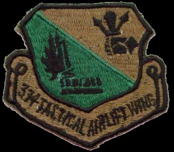 Patch - 374th Tactical
                  Airlift Wing - 1987