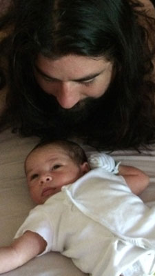 Jeremy and new son