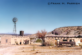 Old adobe ranch.