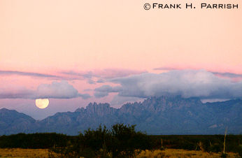 Moonrise over the Organ Mountains