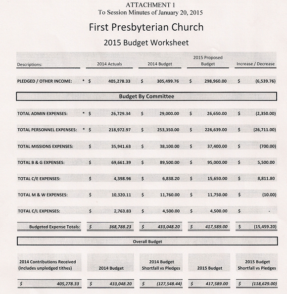 2015 Budget