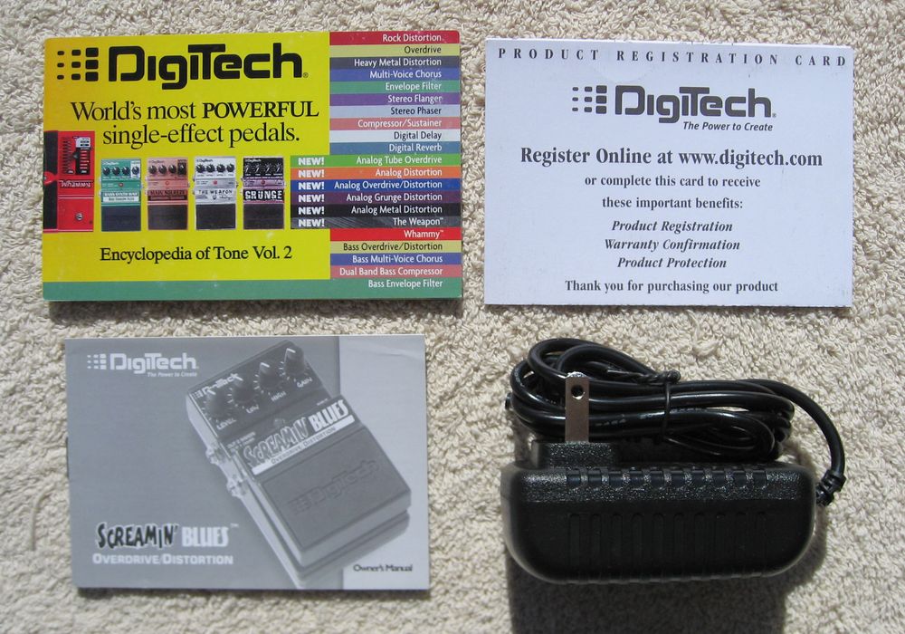 2009 DigiTech Screamin Blues 1st Gen Guitar Effects Pedal