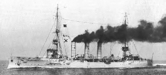 The German
                    Cruiser EMDEN, 1914
