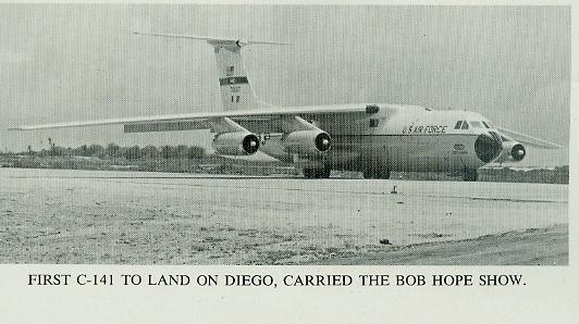 Bob Hope's C-141 -
                  December 24, 1972