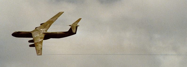 C-141 Approaches Speed of Sound, Diego Garcia,
                    1987