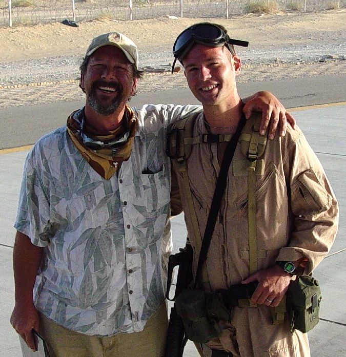 Ted and Greg -
                    Operation Enduring Freedom 2004