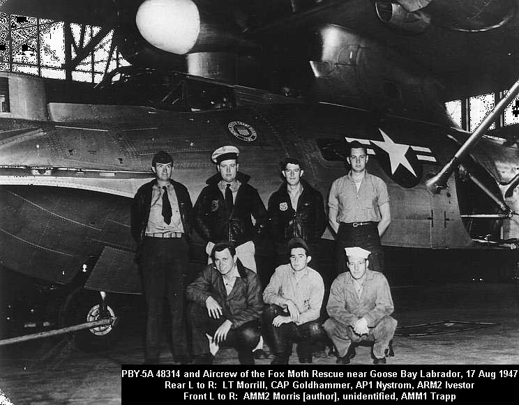 Crew of USCG PBY-5A, August, 1947